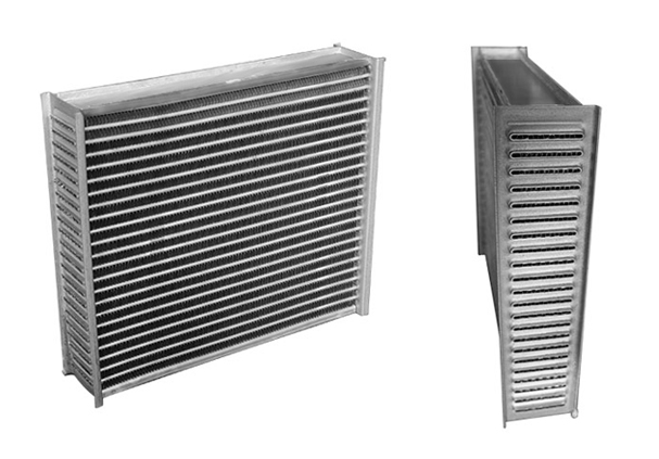 Tube and fin structure